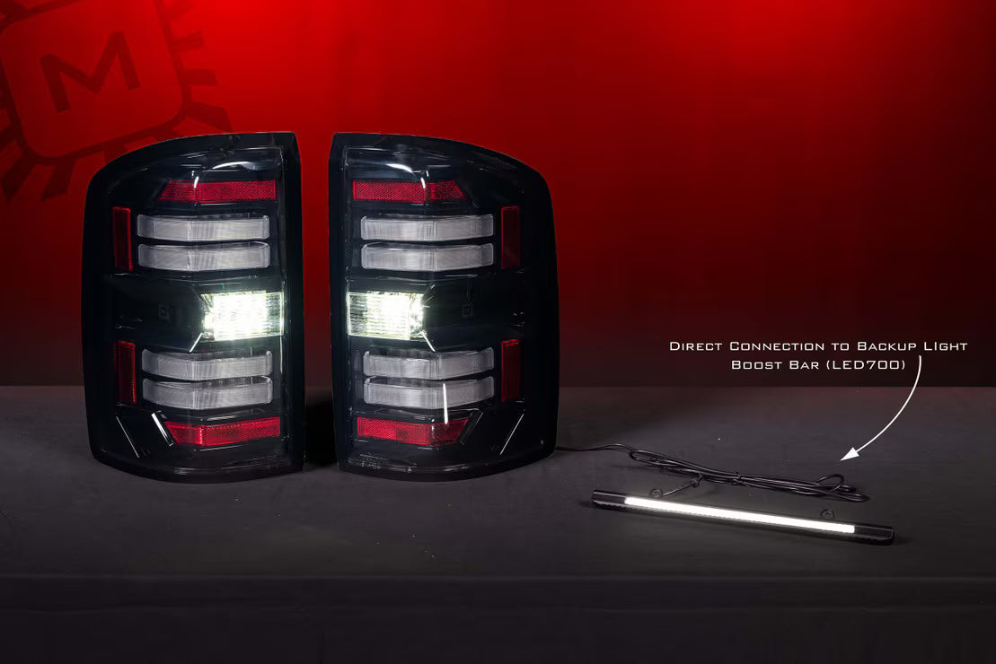 14-18 GMC Sierra 1500 XB LED Tail Lights (Smoked)