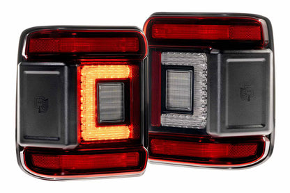 18-26 Jeep Wrangler JL XB LED Low Profile Tail Lights (Red)