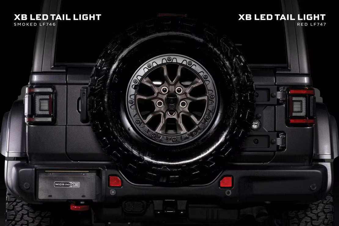 18-26 Jeep Wrangler JL XB LED Low Profile Tail Lights (Red)