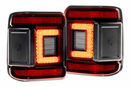 18-26 Jeep Wrangler JL XB LED Low Profile Tail Lights (Red)