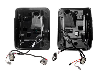 18-26 Jeep Wrangler JL XB LED Low Profile Tail Lights (Red)