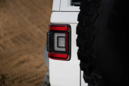 18-26 Jeep Wrangler JL XB LED Low Profile Tail Lights (Red)