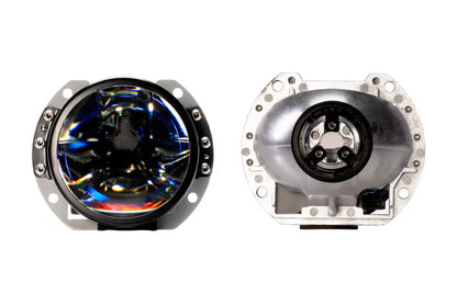 Bi-Xenon: Morimoto Mini H1 9.0 Headlight Projector Retrofit 2.5" LHD