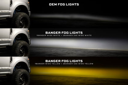 20-22 Ford Super Duty OE LED Banger LED Fog Lights