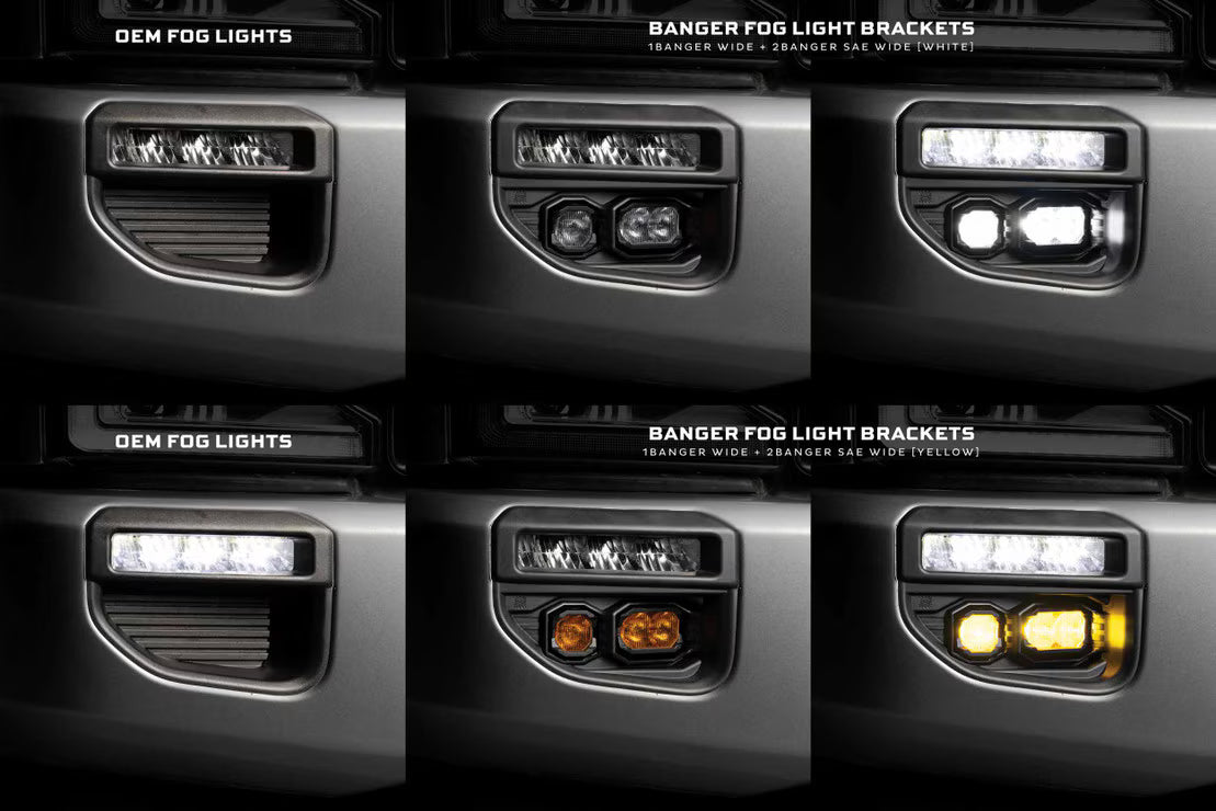20-22 Ford Super Duty OE LED Banger LED Fog Lights