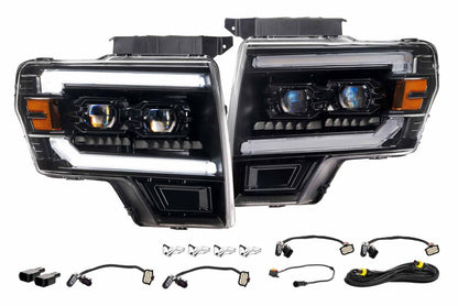 10-14 Ford SVT Raptor XB Evo Hybrid LED Headlights
