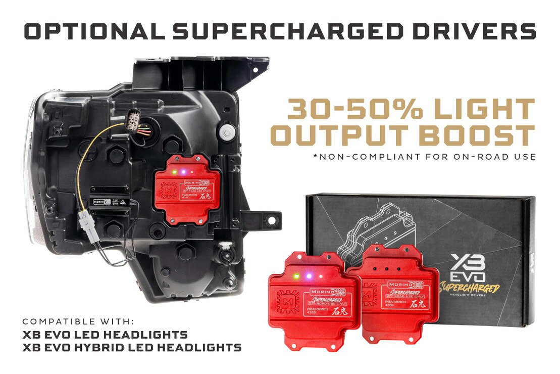 10-14 Ford SVT Raptor XB Evo Hybrid LED Headlights