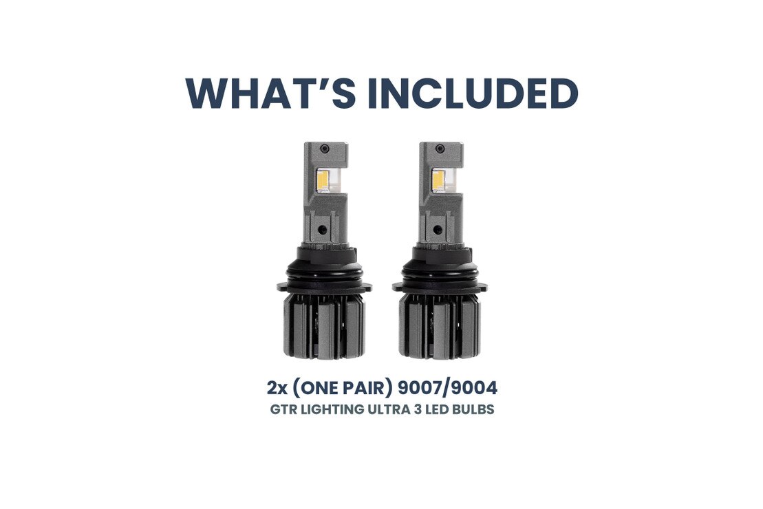 9007/9004: GTR Ultra 3.0 LED Bulbs