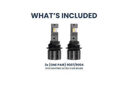 9007/9004: GTR Ultra 3.0 LED Bulbs