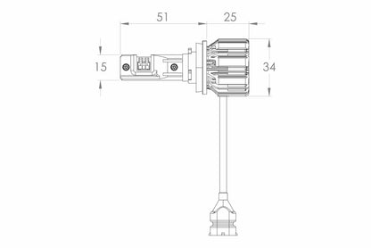 H11: GTR Ultra 3.0 LED Bulbs (WHITE)