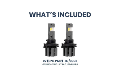 H13/9008: GTR Lighting Ultra 3 (Hi/Lo / Pair)