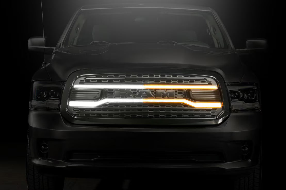 19-24 Dodge Ram 1500 Classic XBG LED DRL Grille (Black)