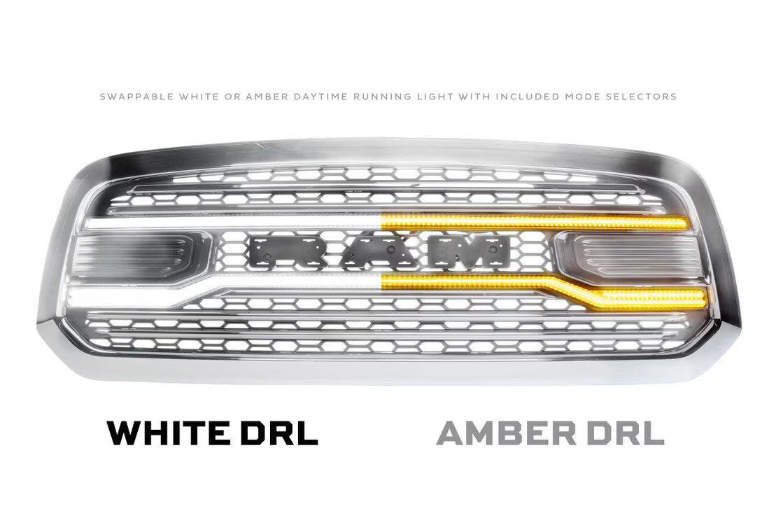 19-24 Dodge Ram 1500 Classic XBG LED DRL Grille (Chrome)
