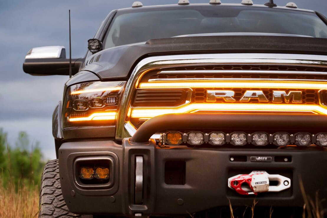 13-18 Dodge Ram HD XBG LED DRL Grille (Chrome)