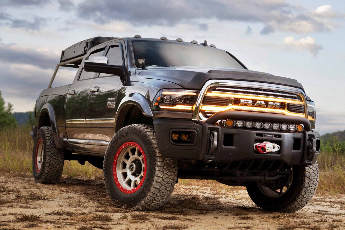 13-18 Dodge Ram HD XBG LED DRL Grille (Chrome)
