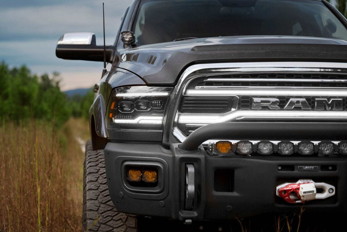 13-18 Dodge Ram HD XBG LED DRL Grille (Chrome)