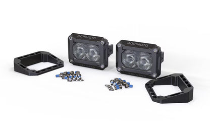2Banger Pod Lights: Flush Mounting Kit