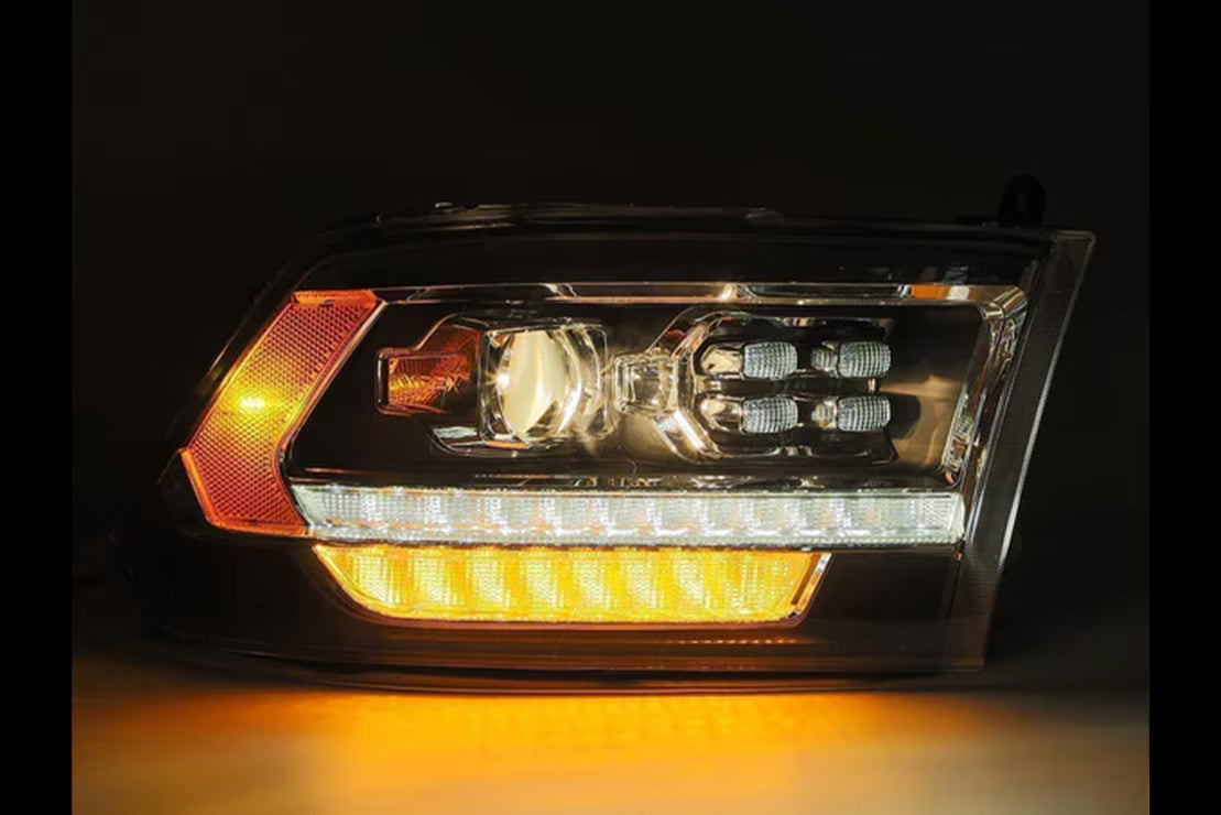 09-18 Dodge Ram Luxx Headlights (5th Gen HD Style)