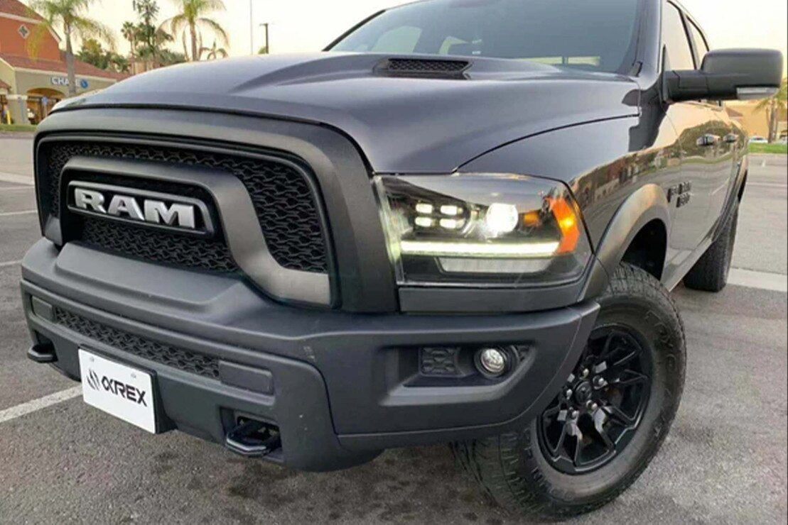 09-18 Dodge Ram Luxx Headlights (5th Gen HD Style)