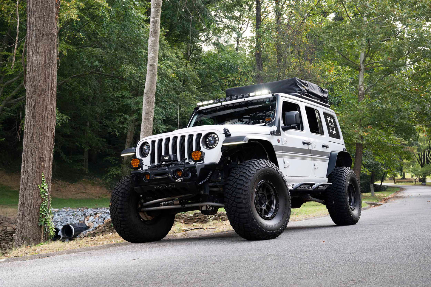2Banger Bar Kit: Jeep JL/JT (HXB / White)