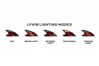 09-21 Nissan 370Z XB LED Tail Lights (Gen II / Black Red)