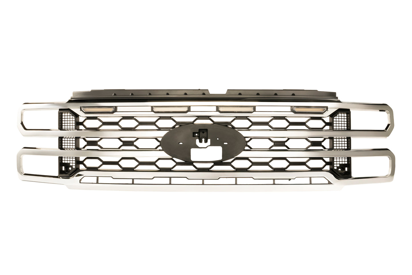 XBG LED Grille: 23-27 Super Duty (Chrome / Each)