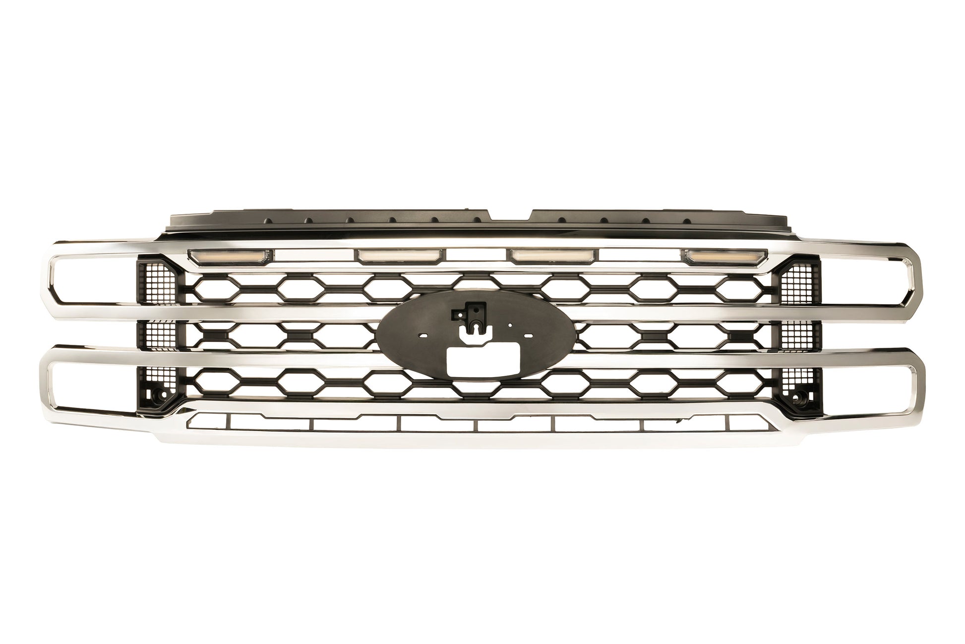 XBG LED Grille: 23-27 Super Duty (Chrome / Each)