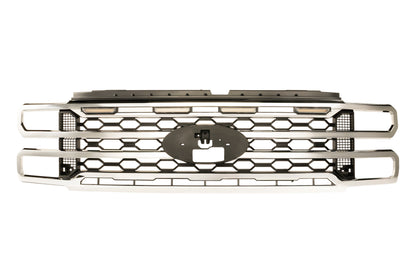 XBG LED Grille: 23-27 Super Duty (Chrome / Each)