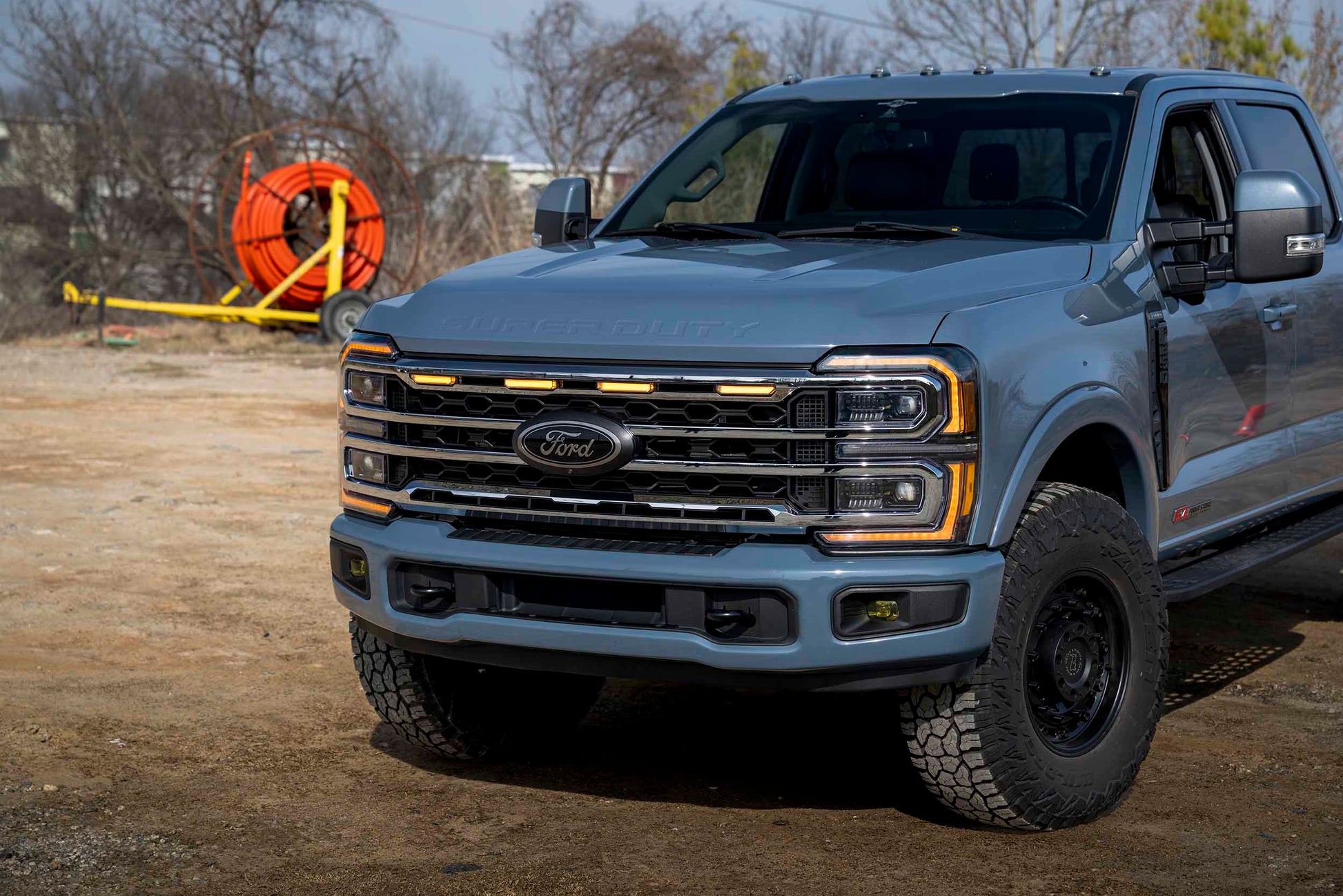 XBG LED Grille: 23-27 Super Duty (Chrome / Each)