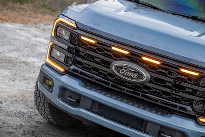 XBG LED Grille: 23-27 Super Duty (Black / Each)