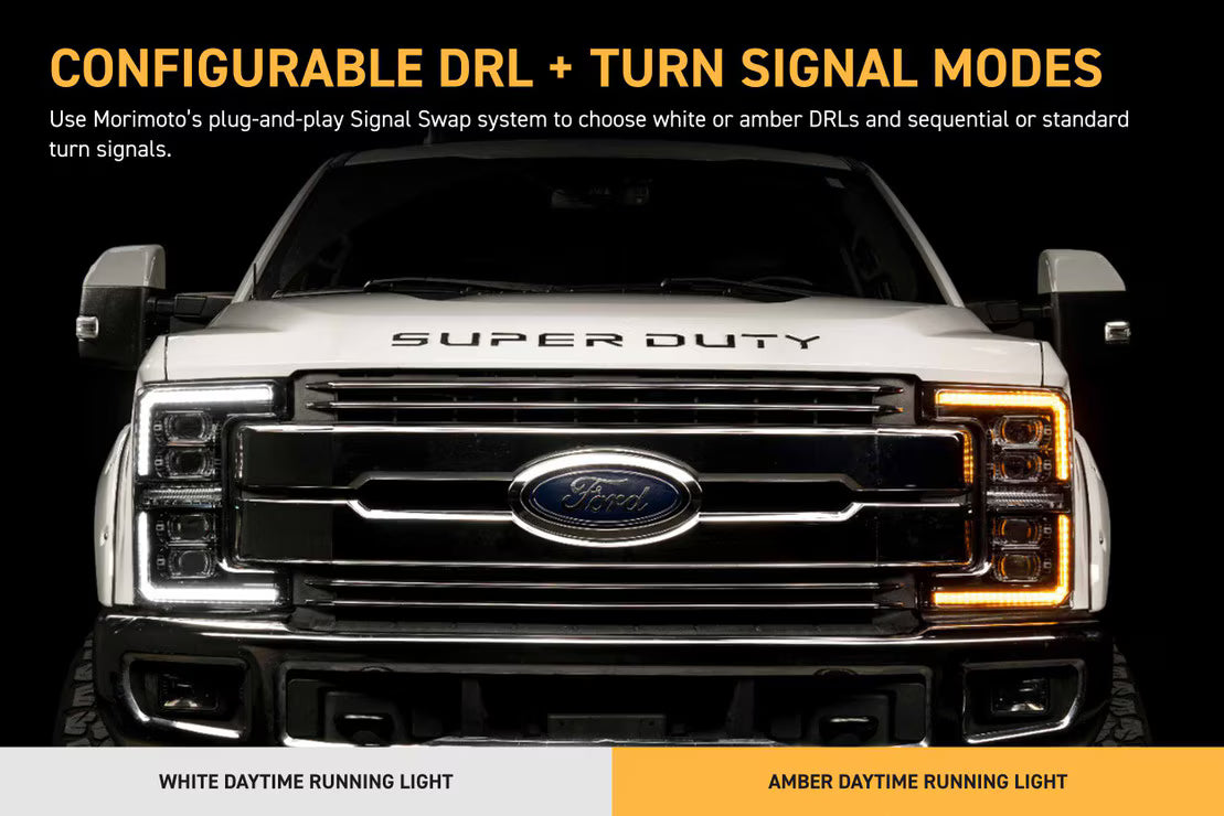 17-19 Ford Super Duty XB Evo LED Headlights