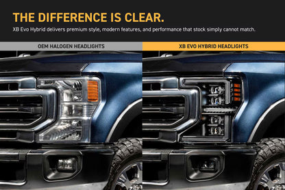 20-22 Ford Super Duty XB Evo Hybrid LED Headlights