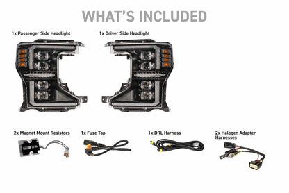 20-22 Ford Super Duty XB Evo Hybrid LED Headlights