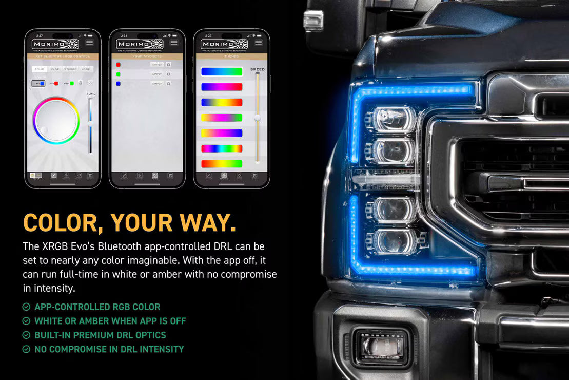 20-22 Ford Super Duty XRGB Evo LED Headlights