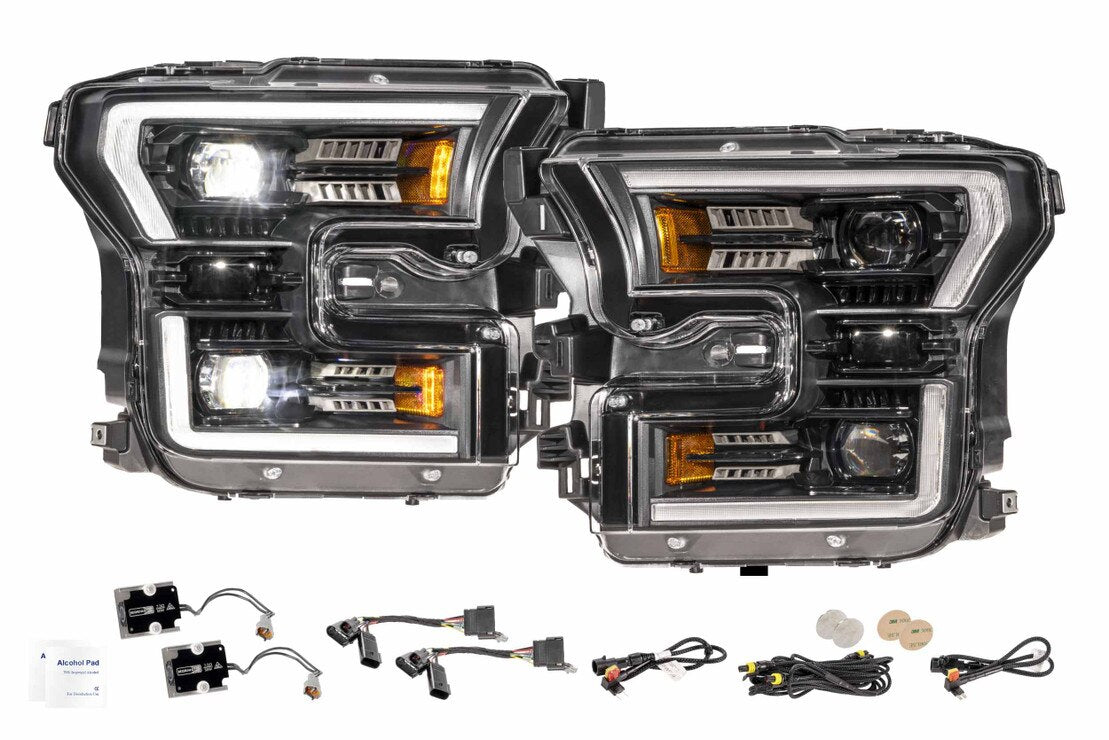 15-17 Ford F-150 XB Evo Hybrid LED Headlights