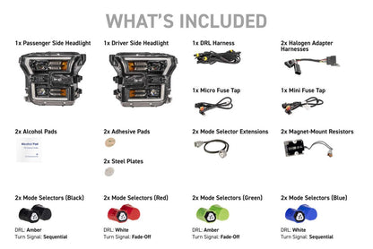 15-17 Ford F-150 XB Evo LED Headlights