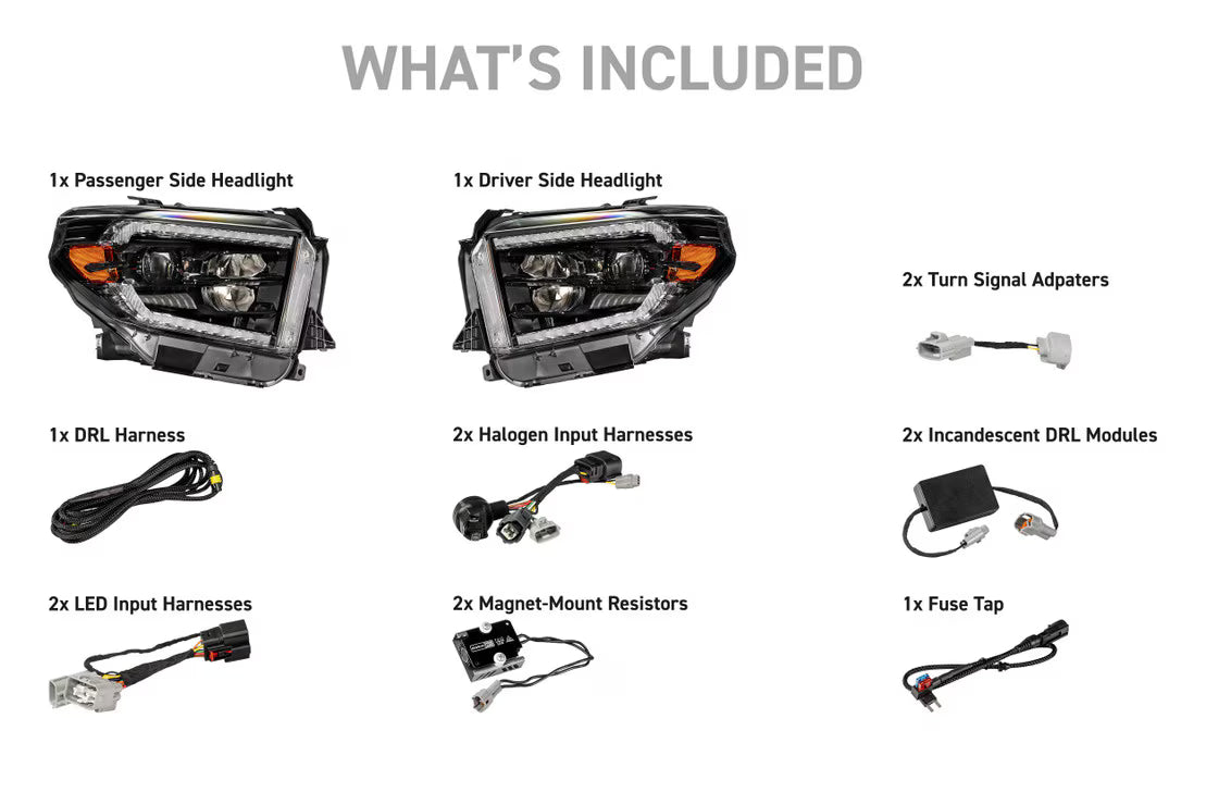 14-21 Toyota Tundra XB Evo Hybrid LED Headlights