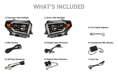 14-21 Toyota Tundra XB Evo Hybrid LED Headlights