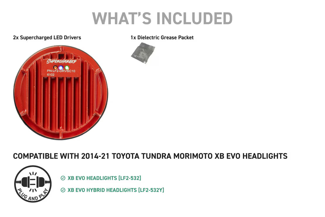 Supercharged Drivers 14-21 Toyota Tundra XB Evo