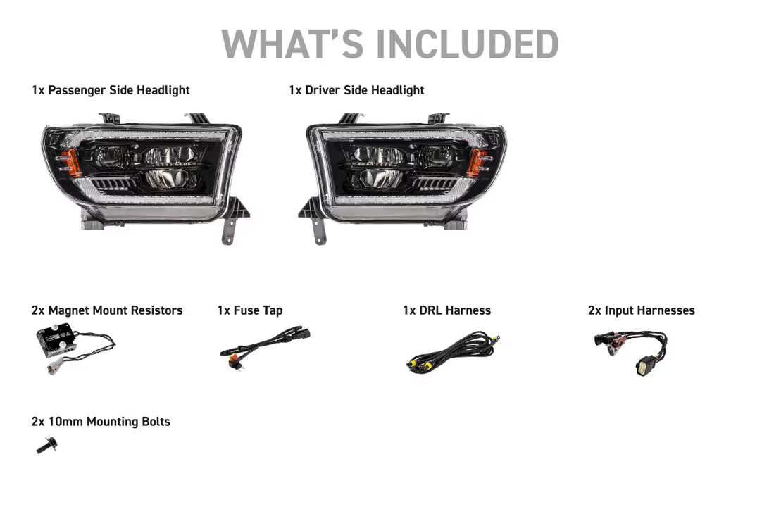 07-13 Toyota Tundra XB Evo Hybrid LED Headlights