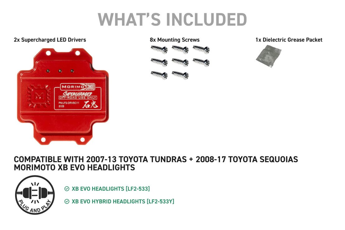 Supercharged Drivers 07-13 Tundra / 08-17 Sequoia XB Evo