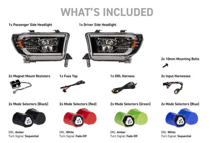 08-17 Toyota Sequoia XB Evo LED Headlights