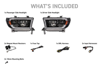 08-17 Toyota Sequoia XB Evo Hybrid LED Headlights