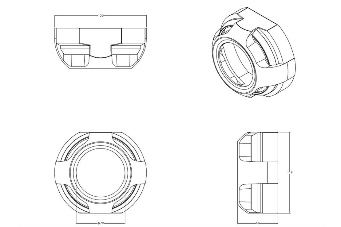 Apollo 2.0 Projector Shroud