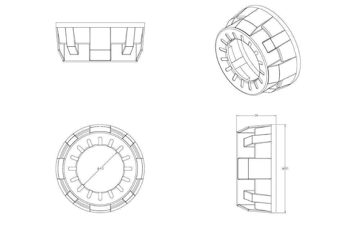 MicroGatling Projector Shroud