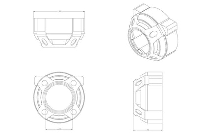 Panamera Projector Shroud