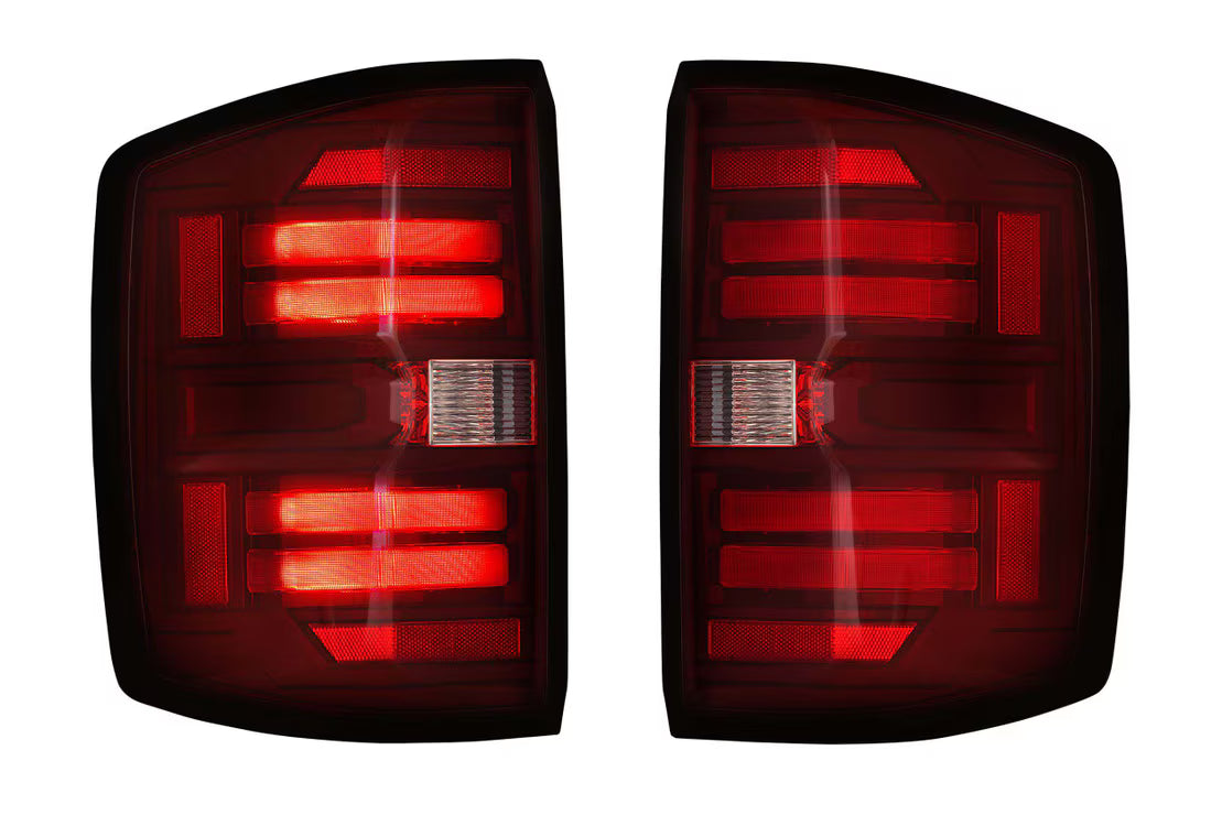 15-19 Chevrolet Silverado HD XB LED Tail Lights (Red)