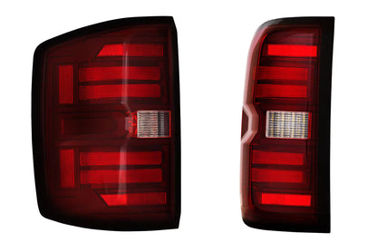 15-19 Chevrolet Silverado HD XB LED Tail Lights (Red)