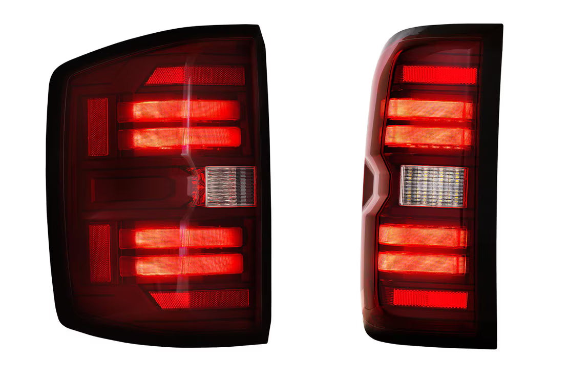 15-19 Chevrolet Silverado HD XB LED Tail Lights (Red)