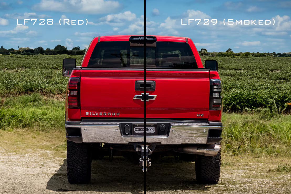 15-19 Chevrolet Silverado HD XB LED Tail Lights (Red)